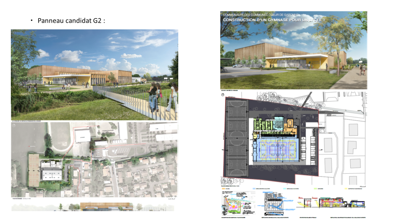 Projet en cours Coeur de Garonne - Gymnase