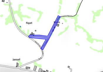 Plan - chemin Piquet - Francon