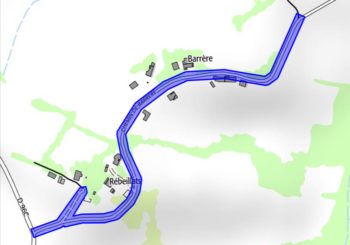 plan - chemin Barrère - Francon