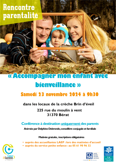 Affiche accompagner mon enfant avec bienveillance – novembre 2024-web